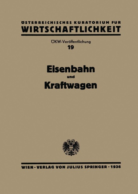 Eisenbahn und Kraftwagen - 