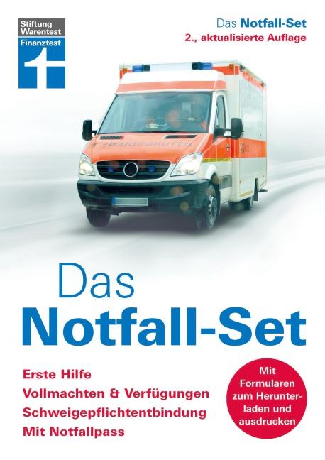 Das Notfall-Set - Ratgeber von Stiftung Warentest - Im Ernstfall gut vorbereitet - Marcus von Jordan, Jessica Braun