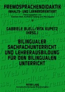 Cover-Bild zum Titel 'Bilingualer Sachfachunterricht und Lehrerausbildung für den bilingualen Unterricht' von ''