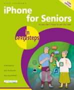 Cover-Bild zum Titel 'iPhone for Seniors in Easy Steps' von 'Nick Vandome'