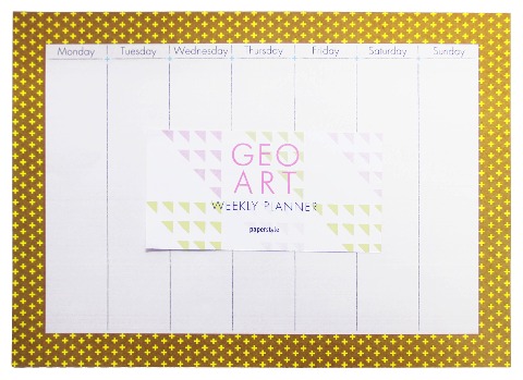 Geoart: Weekly Planner - 