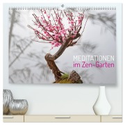 Meditationen im Zen-Garten (hochwertiger Premium Wandkalender 2026 DIN A2 quer), Kunstdruck in Hochglanz - Calvendo Calvendo