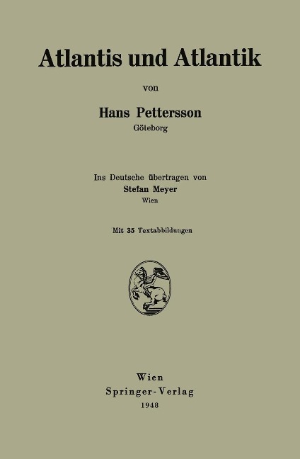 Atlantis und Atlantik - Hans Pettersson