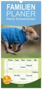Cover-Bild zum Titel 'Familienplaner 2027 - Kleine Schweinereien mit 5 Spalten (Wandkalender, 21 x 45 cm) CALVENDO' von 'Werner Schmäing'