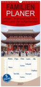 Cover-Bild zum Titel 'Familienplaner 2027 - Japan - Impressionen aus dem Land der aufgehenden Sonne mit 5 Spalten (Wandkalender, 21 x 45 cm) CALVENDO' von 'Lichtblicke'