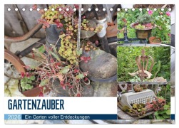 Cover-Bild zum Titel 'Gartenzauber (Tischkalender 2026 DIN A5 quer), CALVENDO Monatskalender' von ''