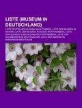 Liste (Museum in Deutschland) - 