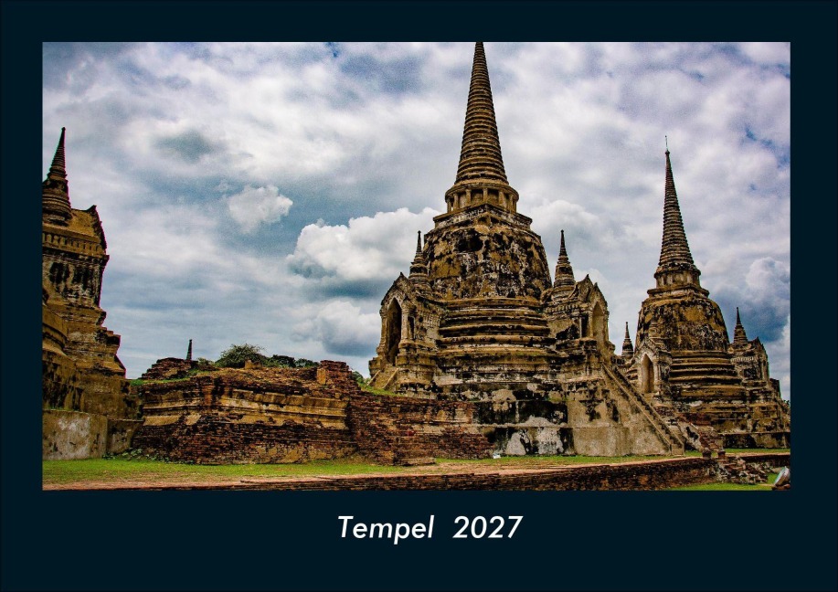 Tempel  2027 Fotokalender DIN A4 - Tobias Schmitt, Kevin Heber