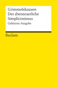 Cover-Bild zum Titel 'Der abenteuerliche Simplicissimus. Gekürzte Ausgabe' von 'Hans Jacob Christoph Von Grimmelshausen'