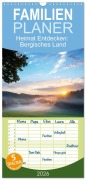 Familienplaner 2026 - Heimat Entdecken: Bergisches Land mit 5 Spalten (Wandkalender, 21 x 45 cm) CALVENDO - Alexander Ludwig
