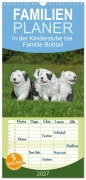 Cover-Bild zum Titel 'Familienplaner 2027 - In der Kinderstube bei Familie Bobtail mit 5 Spalten (Wandkalender, 21 x 45 cm) CALVENDO' von 'Sigrid Starick'