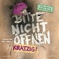 Cover-Bild zum Titel 'Bitte nicht öffnen 8: Kratzig!' von 'Charlotte Habersack'