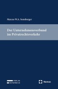 Cover-Bild zum Titel 'Der Unternehmensverbund im Privatrechtsverkehr' von 'Marcus Sonnberger'
