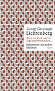 Cover-Bild zum Titel 'Wenn ein Buch und ein Kopf zusammenstoßen...' von 'Georg Christoph Lichtenberg'