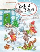 Cover-Bild zum Titel 'Zicki & Zacki und der Schneemann-Wettbewerb' von 'Michaela Holzinger'