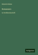 Cover-Bild zum Titel 'Romanzero' von 'Heinrich Heine'