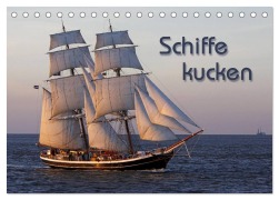 Cover-Bild zum Titel 'Schiffe kucken (Tischkalender 2026 DIN A5 quer), CALVENDO Monatskalender' von 'Martina Berg'