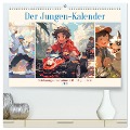 Der Jungen-Kalender (hochwertiger Premium Wandkalender 2025 DIN A2 quer), Kunstdruck in Hochglanz - Cathrin Illgen