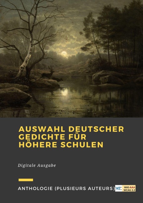 Auswahl Deutscher Gedichte für höhere Schulen - Anthologie (plusieurs auteurs)