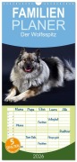 Familienplaner 2026 - Der Wolfsspitz mit 5 Spalten (Wandkalender, 21 x 45 cm) CALVENDO - S. Werner-Ney