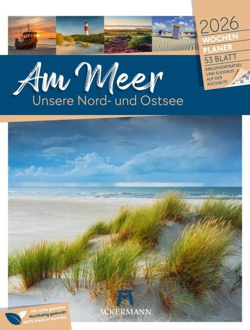 Am Meer Wochenplaner Kalender 2026 - 