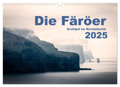 Färöer Archipel im Nordatlantik (Wandkalender 2025 DIN A3 quer), CALVENDO Monatskalender - Kai-Uwe Klauß