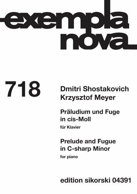 Präludium und Fuge - Krzysztof Meyer, Dmitrij Schostakowitsch