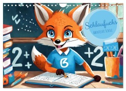Schlaufuchs - Abenteuer Schule (Wandkalender 2026 DIN A4 quer), CALVENDO Monatskalender - Sell Pixs:Sell