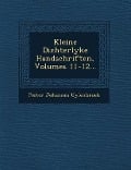 Cover-Bild zum Titel 'Kleine Dichterlyke Handschriften, Volumes 11-12...' von 'Pieter Johannes Uylenbroek'