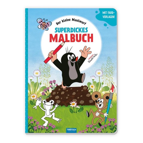 Trötsch Der kleine Maulwurf Superdickes Malbuch Ausmalbuch - 