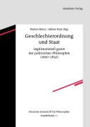 Cover-Bild zum Titel 'Geschlechterordnung und Staat' von ''