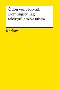 Cover-Bild zum Titel 'Der jüngste Tag' von 'Ödön von Horváth'