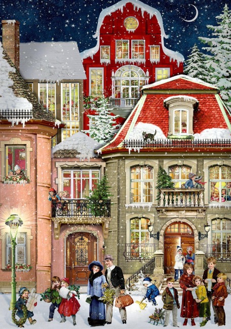 Puzzle - In der Häusergasse - 1000 Teile - 