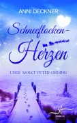 Cover-Bild zum Titel 'Schneeflockenherzen über Sankt Peter-Ording' von 'Anni Deckner'