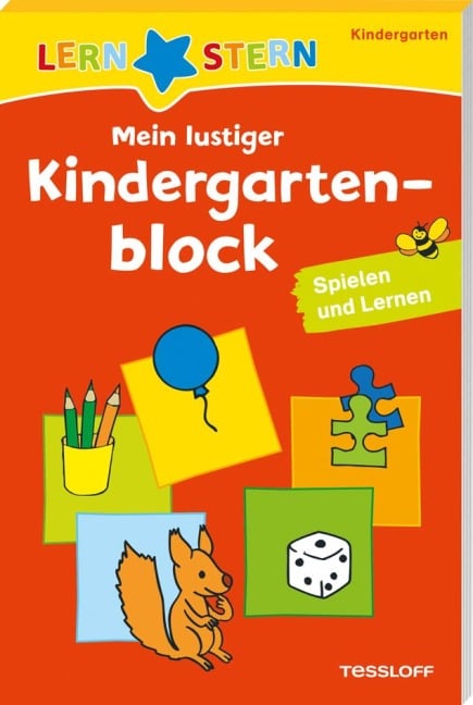 Lernstern: Mein lustiger Kindergartenblock. Spielen und Lernen ab 3 Jahren - 