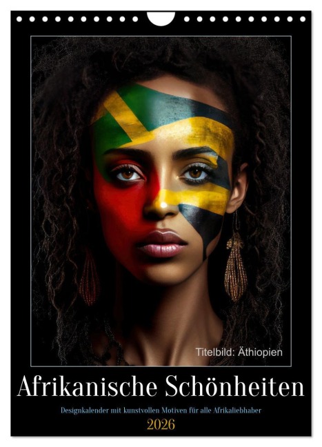 Afrikanische Schönheiten (Wandkalender 2026 DIN A4 hoch), CALVENDO Monatskalender - Peter Rübsamen