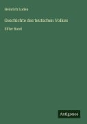 Cover-Bild zum Titel 'Geschichte des teutschen Volkes' von 'Heinrich Luden'