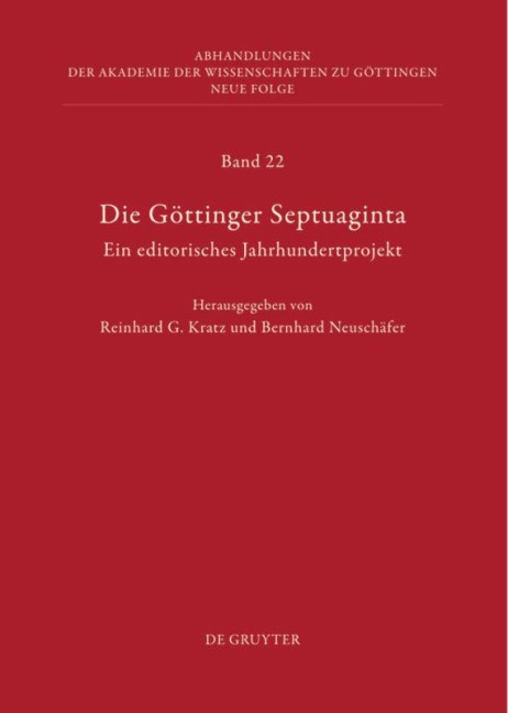 Die Göttinger Septuaginta - 