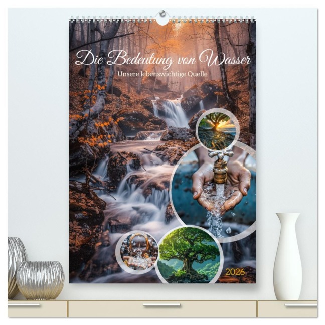 Die Bedeutung von Wasser (hochwertiger Premium Wandkalender 2026 DIN A2 hoch), Kunstdruck in Hochglanz - Steffen Gierok-Latniak