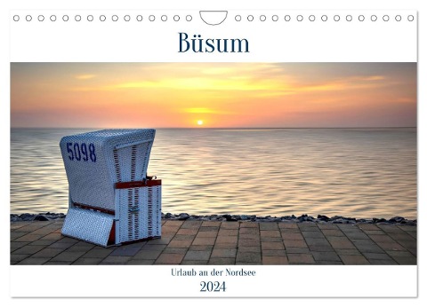 Büsum - Urlaub an der Nordsee (Wandkalender 2024 DIN A4 quer), CALVENDO Monatskalender - Katja Xenikis
