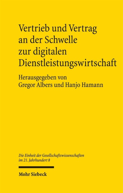 Vertrieb und Vertrag an der Schwelle zur digitalen Dienstleistungswirtschaft - 