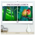 Dschungelleben - Tierportraits (hochwertiger Premium Wandkalender 2025 DIN A2 quer), Kunstdruck in Hochglanz - Liselotte Brunner-Klaus