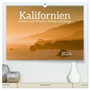 Kalifornien - Küsten und Wüsten, Städte und Berge (hochwertiger Premium Wandkalender 2026 DIN A2 quer), Kunstdruck in Hochglanz - Jörg Dauerer