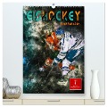 Eishockey spektakulär (hochwertiger Premium Wandkalender 2024 DIN A2 hoch), Kunstdruck in Hochglanz - Peter Roder