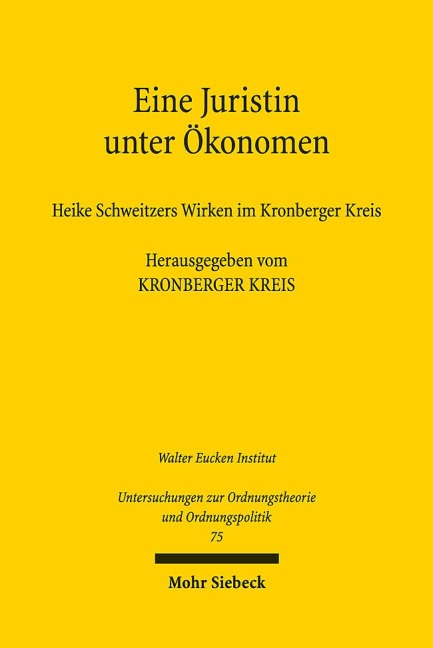 Eine Juristin unter Ökonomen - 
