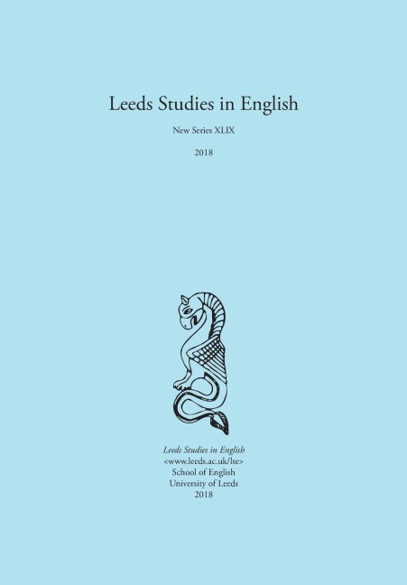 Leeds Studies in English 2018 - 