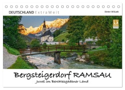 Cover-Bild zum Titel 'Bergsteigerdorf RAMSAU - Juwel im Berchtesgadener Land (Tischkalender 2026 DIN A5 quer), CALVENDO Monatskalender' von 'Dieter Wilczek'