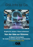 Cover-Bild zum Titel 'Von der Idee zur Stimme' von 'Brigitte E. S. Jansen, Klaus Lichtenauer'