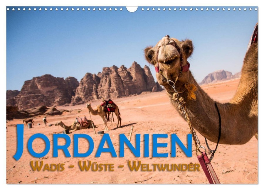 Jordanien - Wadis - Wüste - Weltwunder (Wandkalender 2027 DIN A3 quer), CALVENDO Monatskalender - Gerald Pohl