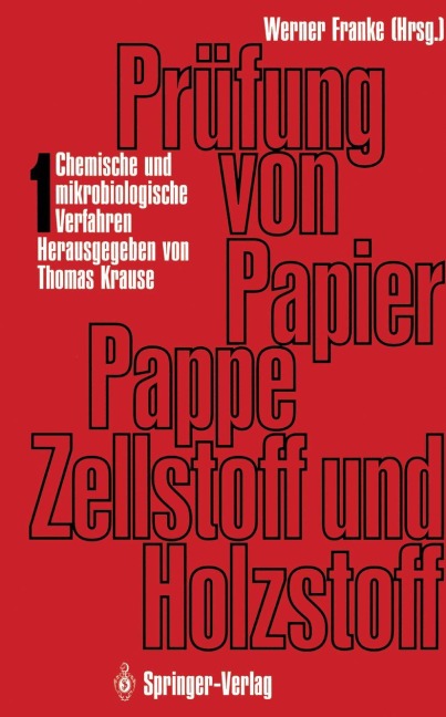 Prüfung von Papier, Pappe, Zellstoff und Holzstoff - 